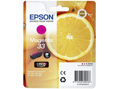EPSON T334340 ORIGINAL MAGENTA INK