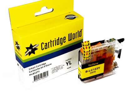 BROTHER LC123/121 CW REPLACEMENT YELLOW INK
