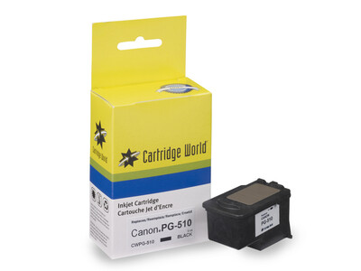 CANON PG-510 CW REPLACEMENT BLACK INK with ink level chip