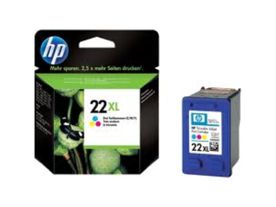 HP 22 ORIGINAL EXTRA LARGE COLOUR INK *415 pages