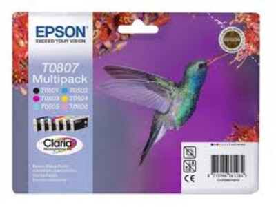 EPSON T0807 ORIGINAL MULTIPACK 6 INK
