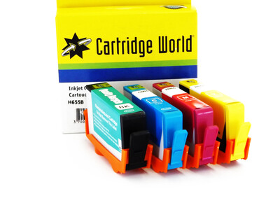 HP 655 CW REPLACEMENT INKS SET OF 4