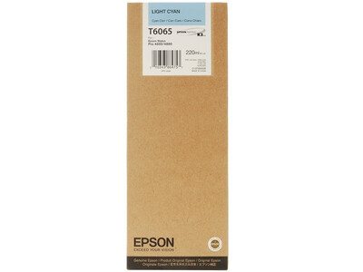 EPSON 4800/4880 T606500 LIGHT-CYAN 220ML INK