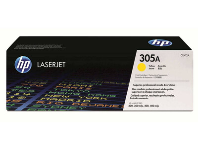 HP CE412A ORIGINAL TONER YELLOW 305A *2600 Pages