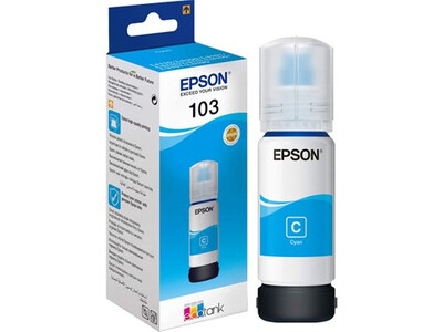 EPSON 103 ORIGINAL CYAN INK T00S24A