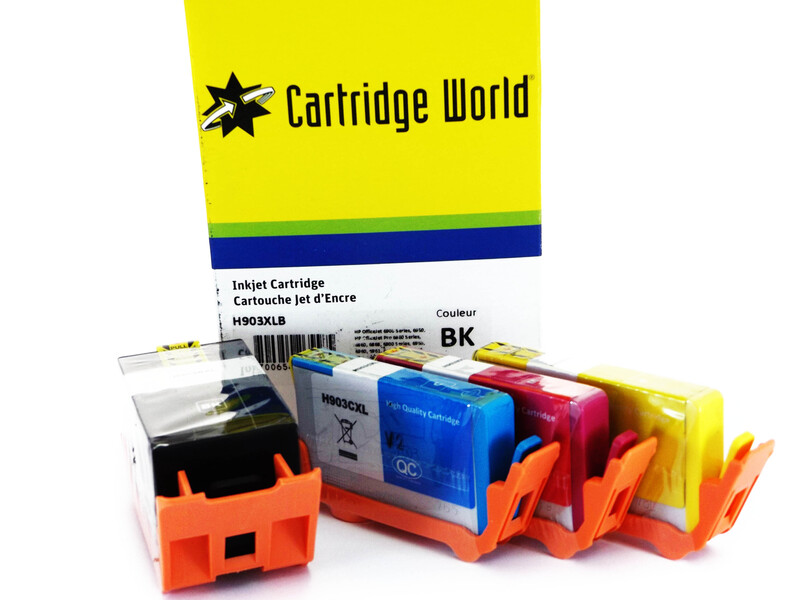 HP 903XL CW REPLACEMENT INK SET OF 4 - LOW COST INK - Cartridge