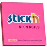 STICK NOTES NEON ROZ 76X76 N.21166