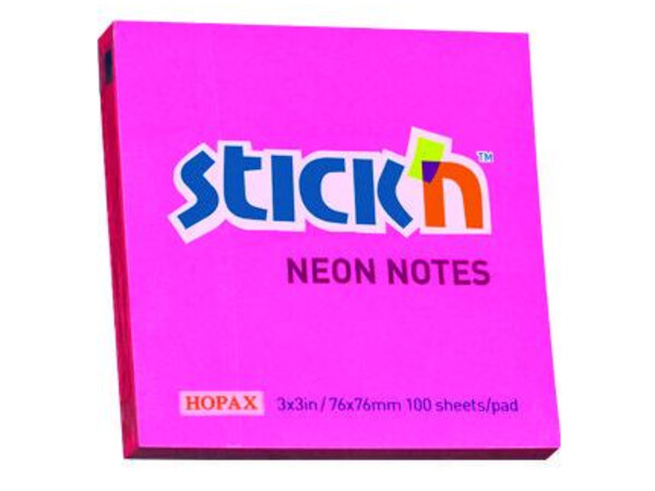 STICK NOTES NEON FOUXIA 76X76 N.21165