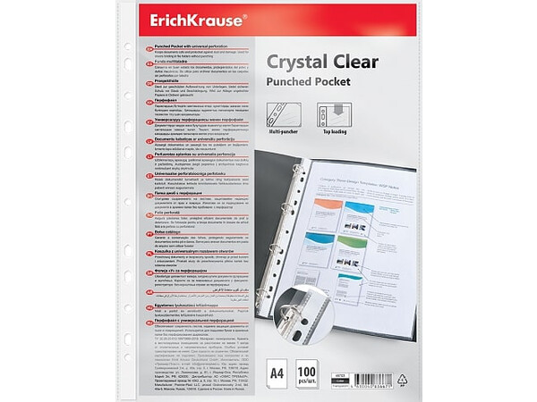 ERICHKRAUSE COPY SAFE CRYSTAL CLEAR A4 TRANPAENT 100PCS