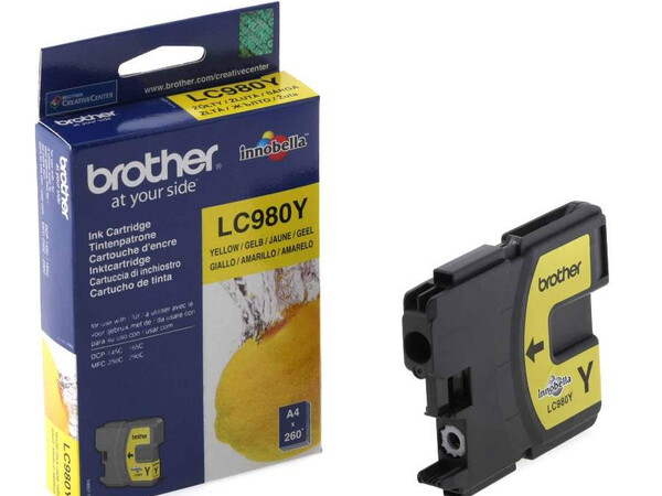 BROTHER LC980 ORIGINAL YELLOW INK