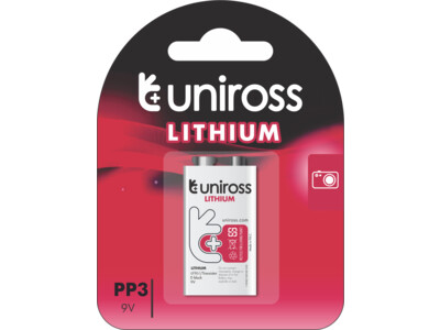 Uniross 6AM6/9V Lithium Battery