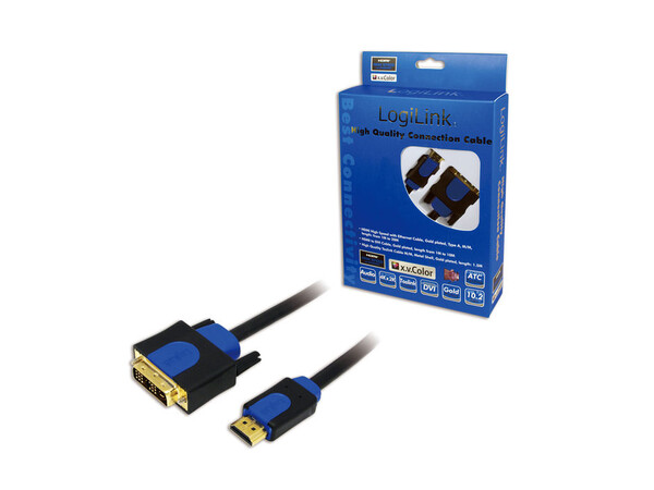 LOGILINK HDMI TO DVI CABLE 1.0M