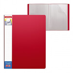 ERICHKRAUSE DISPLAY BOOK + SPINE POCKET CLASSIC 10 POCKETS A4 RED