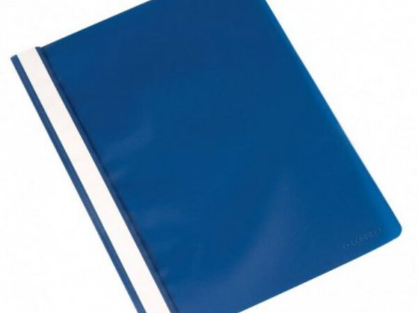 PVC FLAT FILE REPORT COVER A4 D.BLUE