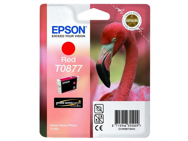 EPSON T0877 ORIGINAL RED INK