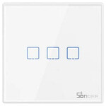 Sonoff T2EU3C-RF Smart Wall Touch Switch White (433MHz remote controller )