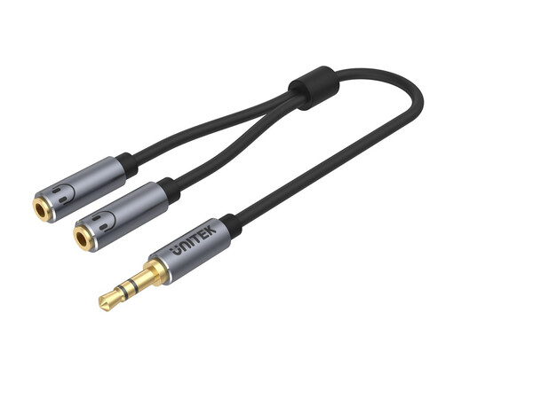 Unitek Y-C956ABK 3.5mm Headphone Splitter Cable 1.5m