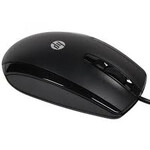 HP MOUSE WIRED USB X500, BLACK