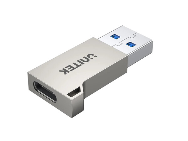 Unitek A1034NI USB3.1 Type-C Female to Type-A Male Adapter Silver