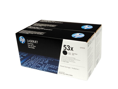 HP Q7553X ORIGINAL H/Y TONER BLACK TWIN