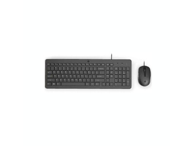 HP KEYBOARD AND MOUSE 150, WIRED, BLACK