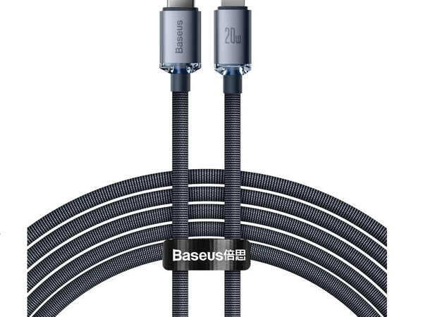 Baseus Cable Lightning to USB-C Crystal Series 2.0m White