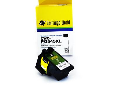 CANON PG545 XL CW REPLACEMENT BLACK INK 15ML with ink level chip