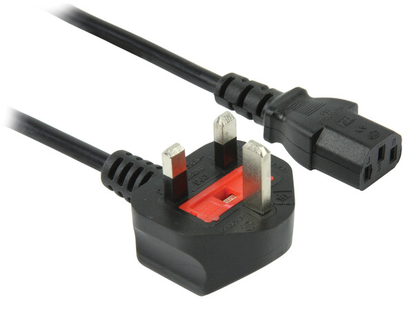 GR-KABEL POWER CABLE UK PLUG 1.8M FOR PC / MONITORS