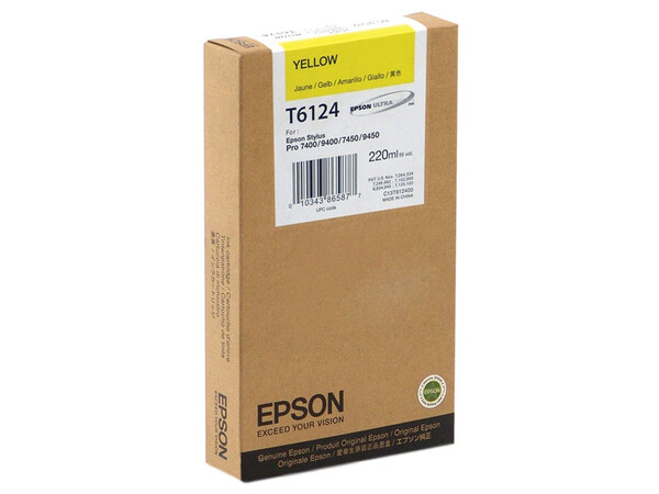 EPSON T6124 ORIGINAL YELLOW INK