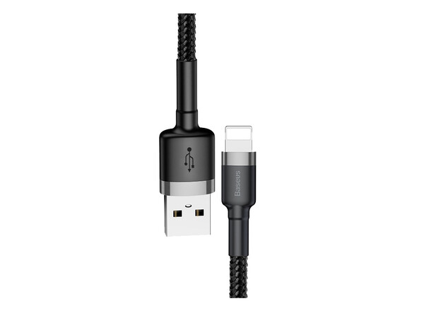 BASEUS CAFULE BRAIDED LIGHTNING CABLE 1.5A 2.0M GR