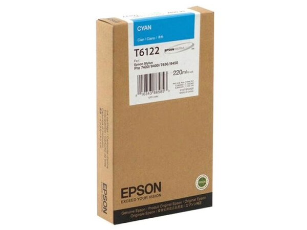 EPSON T6122 ORIGINAL CYAN INK