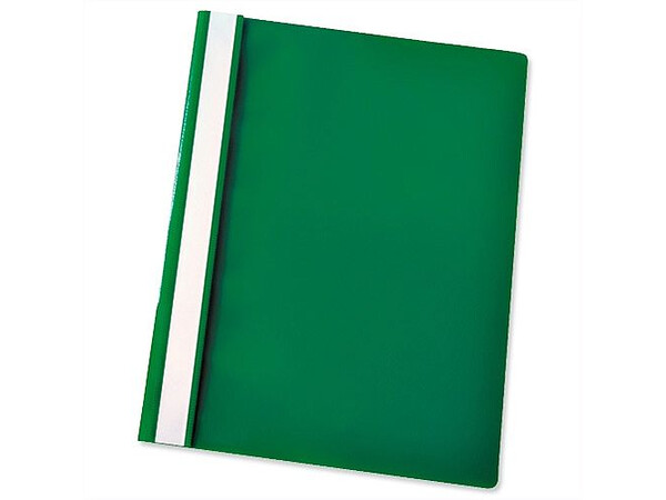 PVC FLAT FILE REPORT COVER A4 GREEN