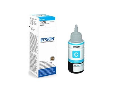 EPSON T6732 INKJET L800 ORIGINAL CYAN INK