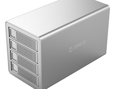 Orico HDE USB3.0 4Bay 2.5/3.5'' HDD Alum Encl with RAID 3549RU3