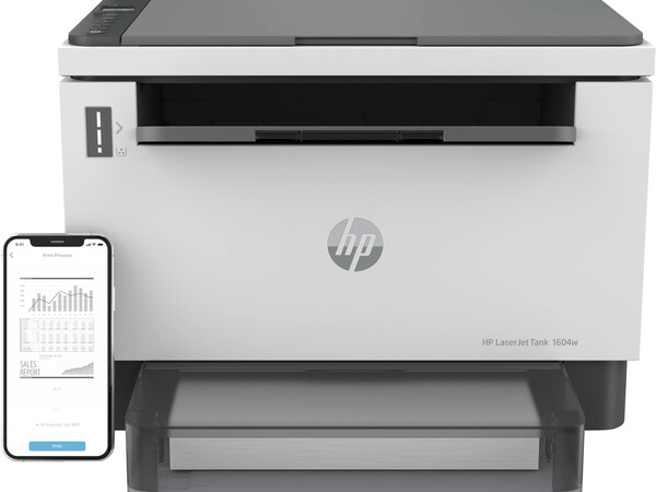 HP PRINTER ALL IN ONE LASER TANK MONOCHROME BUSINESS 1604W