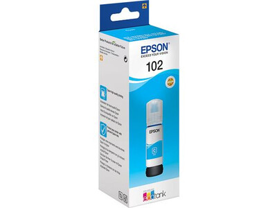 EPSON 102 ORIGINAL CYAN INK T03R240