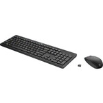 HP KEYBOARD AND MOUSE 230, WIRELESS, BLACK