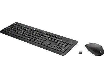 HP KEYBOARD AND MOUSE 230, WIRELESS, BLACK