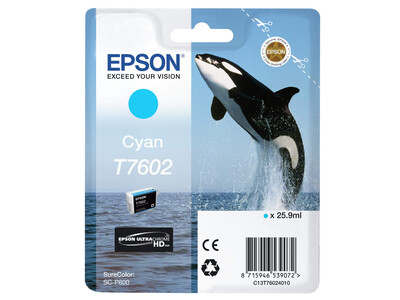 EPSON T7602 ORIGINAL CYAN INK