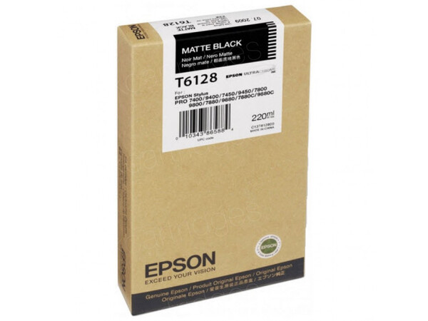 EPSON T6128 ORIGINAL MATTE BLACK