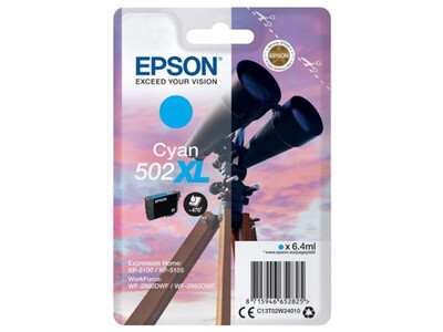 EPSON 502 XL ORIGINAL CYAN INK