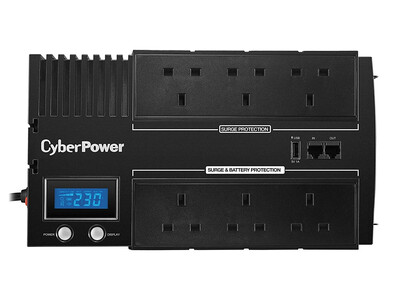 CyberPower BR1000ELCD 1000VA/600W Brick Line Interactive UPS LCD