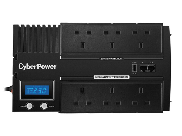 CyberPower BR1000ELCD 1000VA/600W Brick Line Interactive UPS LCD