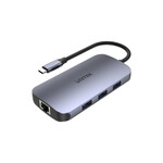 Unitek D1071A Type-C HUB HDMI/GB/4xUSB/SD/PD100W Dual Card Reader