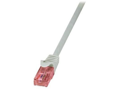 LOGILINK 0.25M CAT6 GREY UTP PATCH CABLE