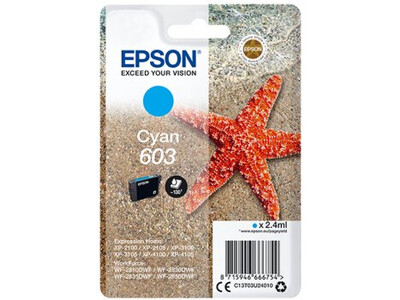 EPSON 603 ORIGINAL CYAN INK