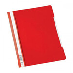 PVC FLAT FILE REPORT COVER A4 RED