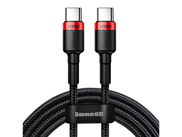 Baseus Cafule Type-C to Type-C Cable PD100W 2.0m Black/Red