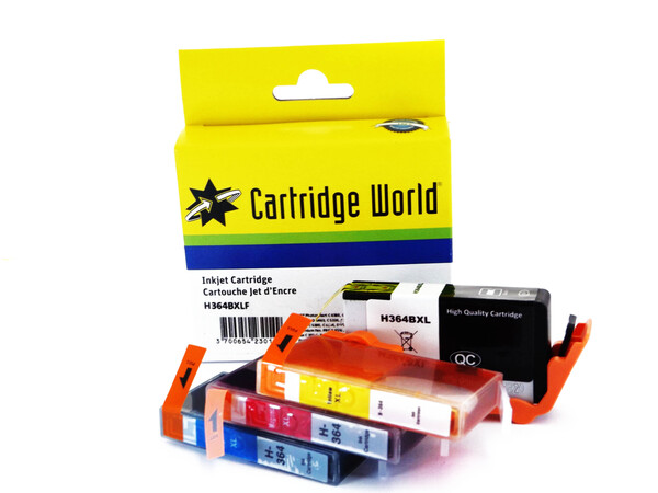 HP 364 XL CW REPLACEMENT SET OF 4 INKS