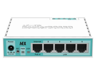 MikroTik RB hEX 5-Port Gigabit Router RB750Gr3